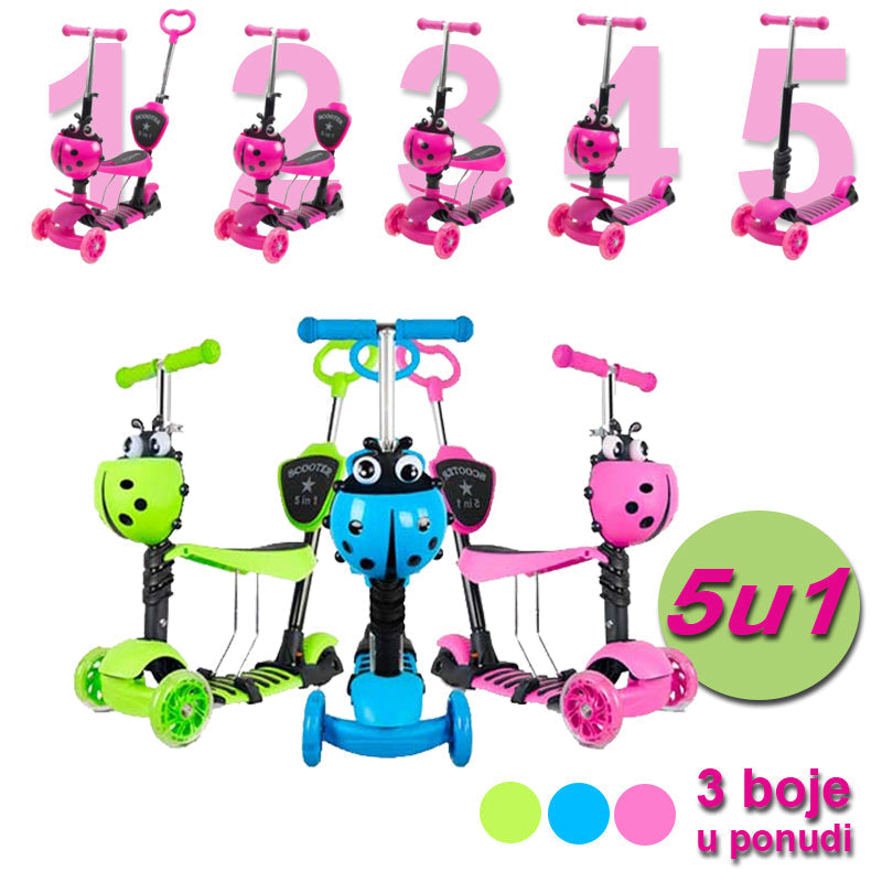 Buburuza Copii Romobil