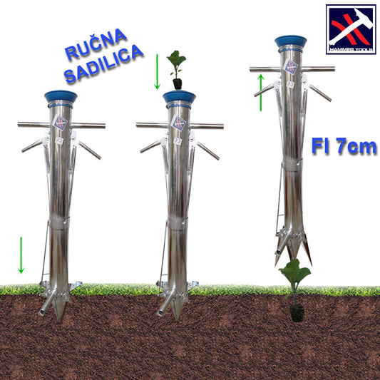 Jardiniera manuală superioară pentru legume, răsaduri și flori - Hammer Tools