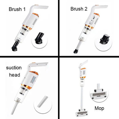 ASPIRATOR FĂRĂ FĂRĂ 2U1 CU MULTIPLE ATASE