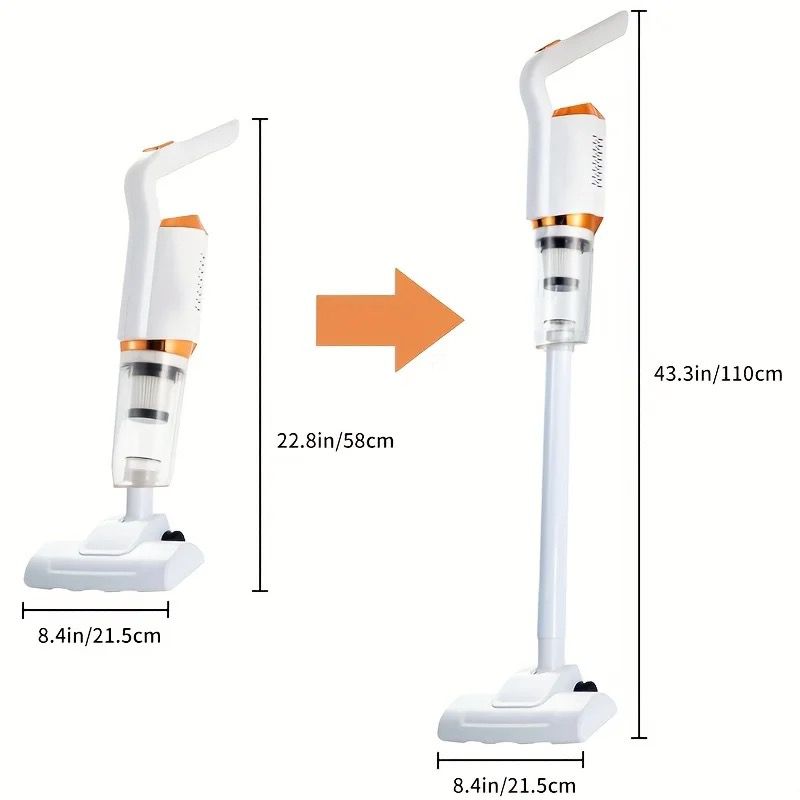 ASPIRATOR FĂRĂ FĂRĂ 2U1 CU MULTIPLE ATASE