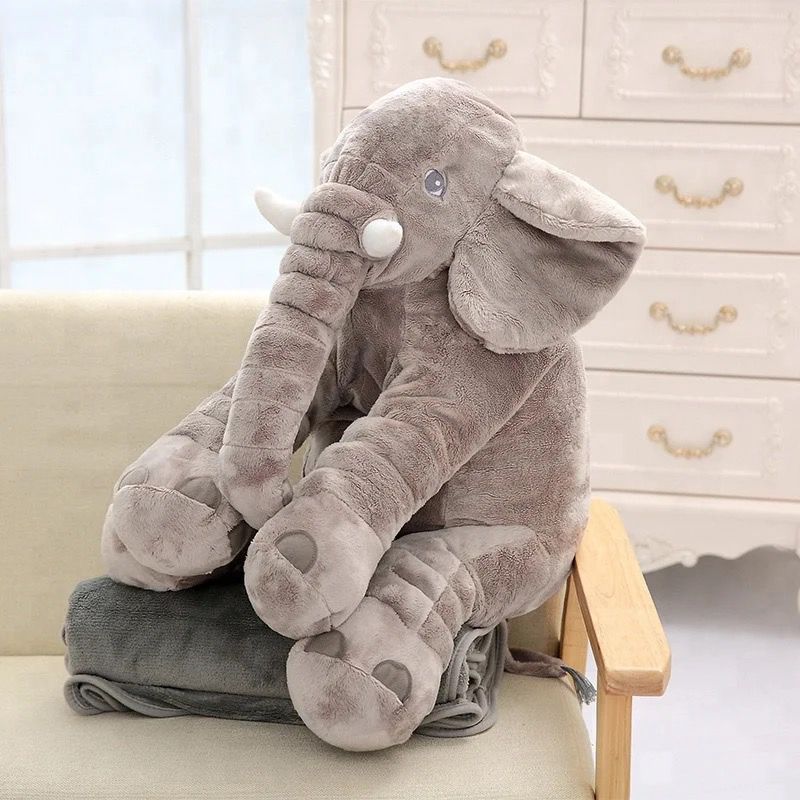 JUCĂRIE DE PLUȘ ELEFANT XXL 60X40