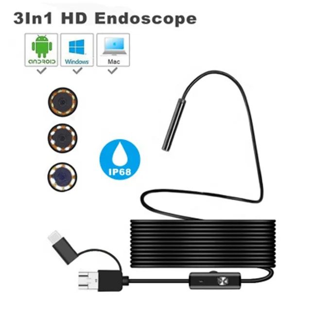 Camera endoscopica 5m/10m