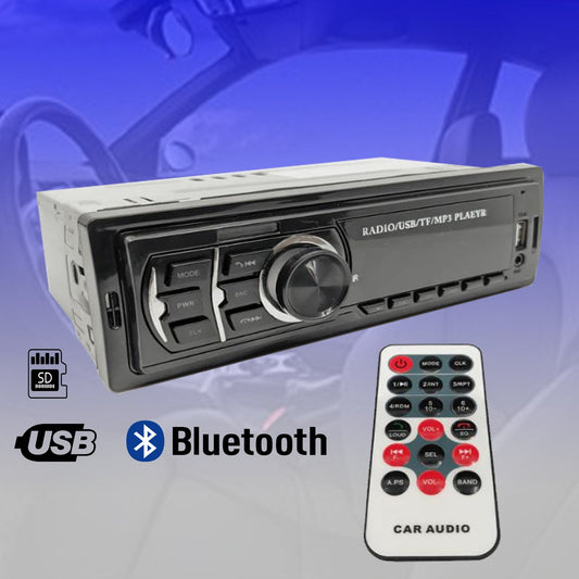 RADIO AUTO BLUETOOTH MP3 CU TELECOMANDĂ