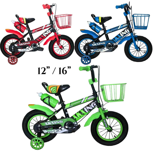 Biciclete pentru copii 12 inch/16 inch cu roți auxiliare