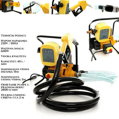 POMPA TRANSFER COMBUSTIBIL 220V