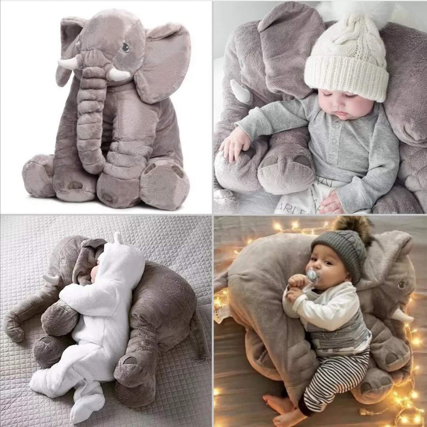 JUCĂRIE DE PLUȘ ELEFANT XXL 60X40