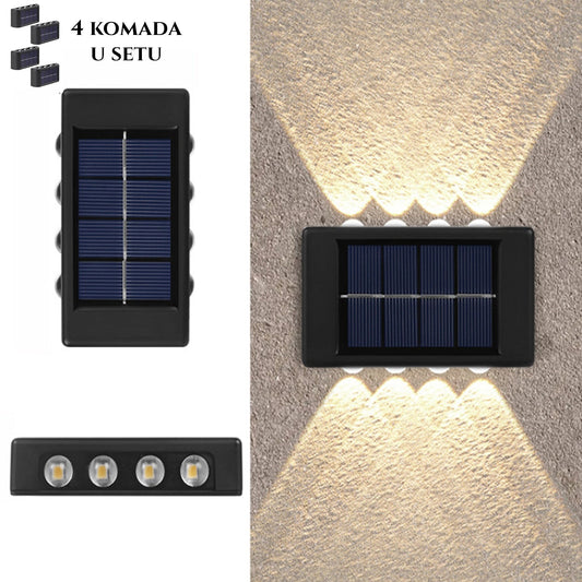 LAMPA SOLARA DECORATIVA DE PERETE 4 BUC