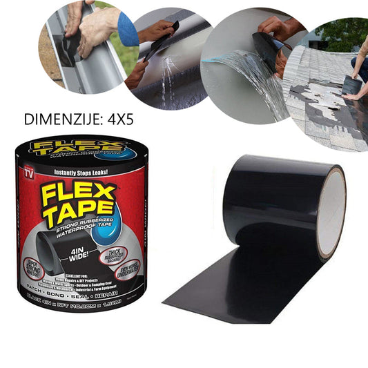 BANDA FLEX SUPERPUTERNICĂ CAUCUCITĂ IMPERMEABILĂ 4X5